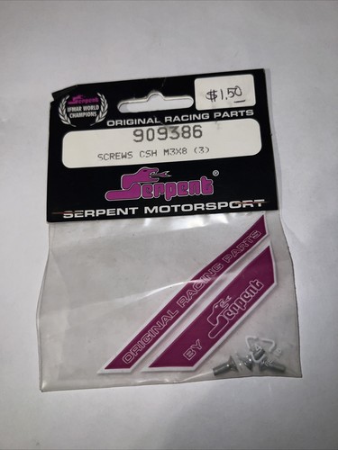 SERPENT 909386 Screws Csh M3x8 (3)