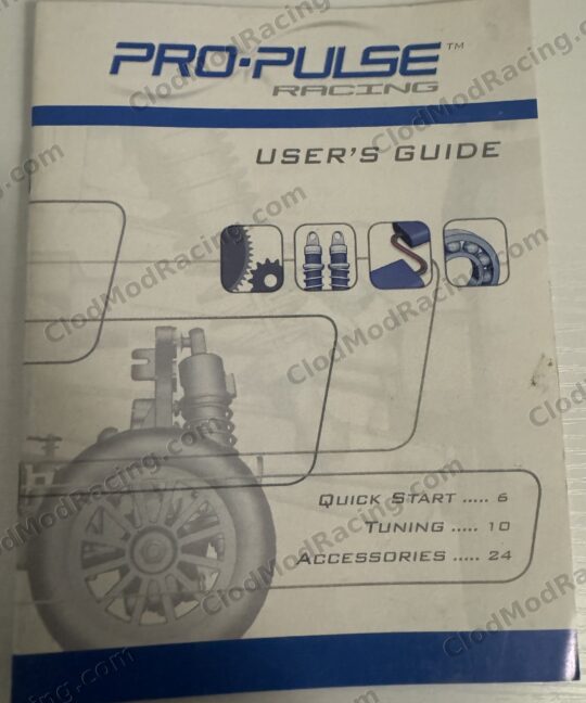 ProPulse User's Guide - 1:18 Buggy & Truggy Starter Kits (Printed Manual)