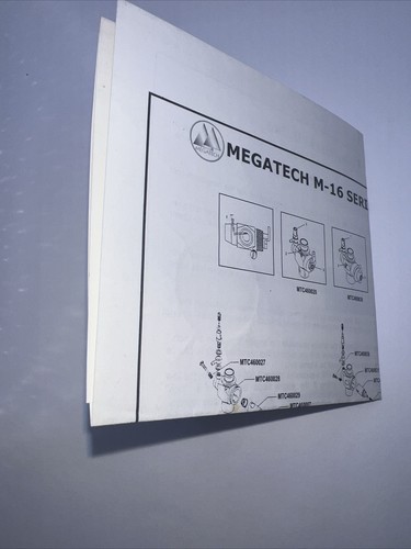 Megatech M-16 Nitro Engine Instructions Manual Nitro Rc Car Engine